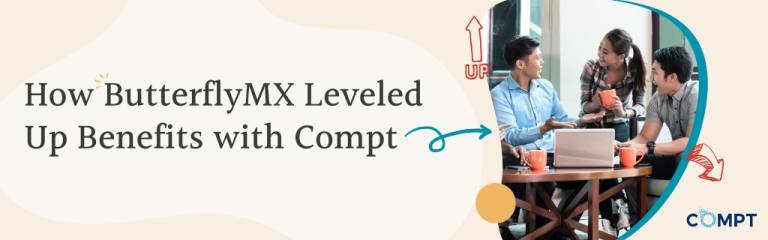 How ButterflyMX Leveled Up Benefits with Compt with a picture of people working together