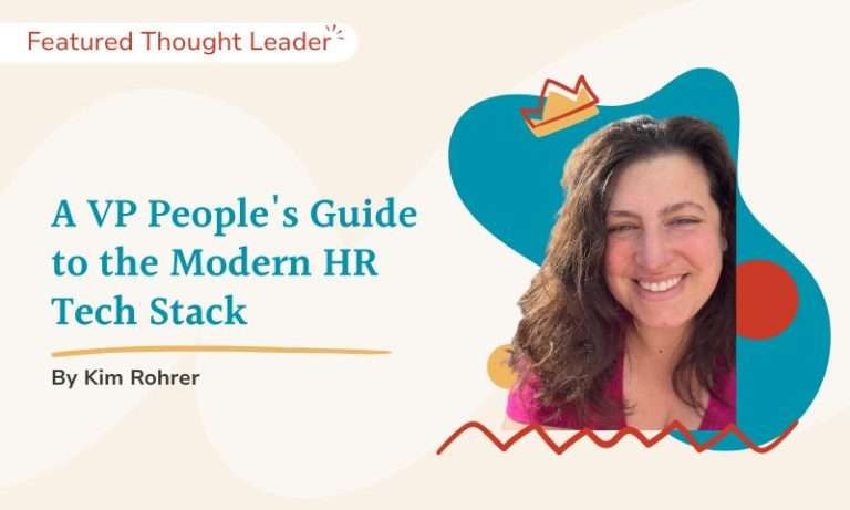 A VP People's Guide to the Modern HR Tech Stack